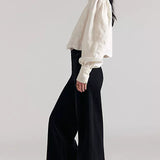 We The Free Kellee High-Rise Palazzo Jeans - Black