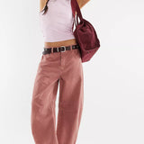 Free People Good Luck Mid Rise Barrel