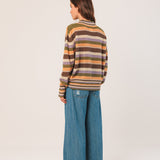 Multicolor Mohair Blend Sweater - Green