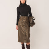 Fitted Ribbed Long Sleeve Turtleneck