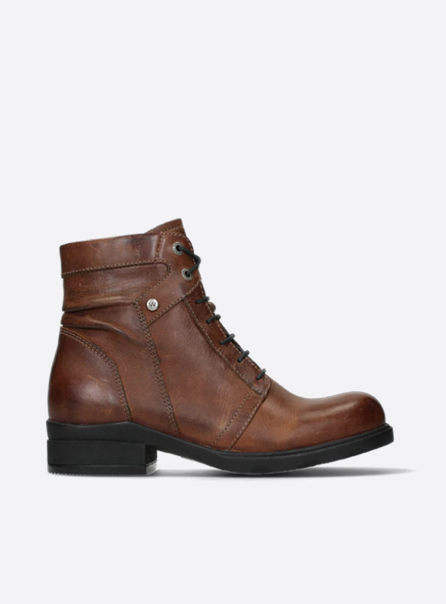 Leather Lace Up Boot